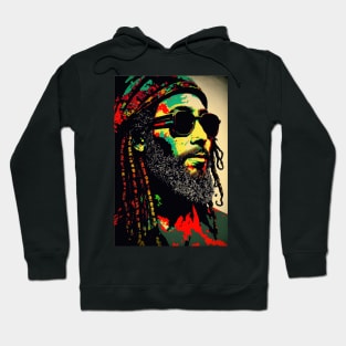 reggae rasta peace hippie bob marley Hoodie